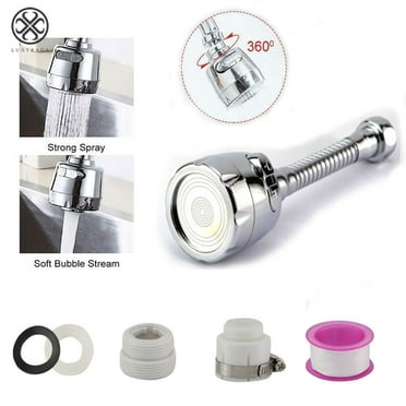 2 pieces Durable faucet aerator connection faucet spray head adapter rotatable 360 ° for bathroom faucet bubble filter 2 pieces Durable faucet aerator connection faucet spray head adapter rotatable 360 ° for bathroom faucet bubble filter